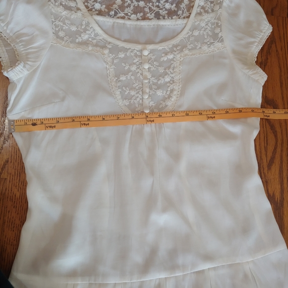 RW&CO. Ivory Lace Top - Picture 5 of 7